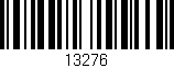 Código de barras (EAN, GTIN, SKU, ISBN): '13276'