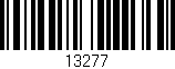 Código de barras (EAN, GTIN, SKU, ISBN): '13277'