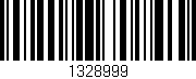 Código de barras (EAN, GTIN, SKU, ISBN): '1328999'