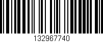 Código de barras (EAN, GTIN, SKU, ISBN): '132967740'