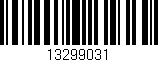 Código de barras (EAN, GTIN, SKU, ISBN): '13299031'