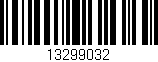 Código de barras (EAN, GTIN, SKU, ISBN): '13299032'