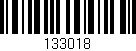 Código de barras (EAN, GTIN, SKU, ISBN): '133018'