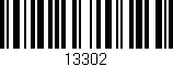 Código de barras (EAN, GTIN, SKU, ISBN): '13302'