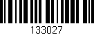 Código de barras (EAN, GTIN, SKU, ISBN): '133027'