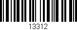 Código de barras (EAN, GTIN, SKU, ISBN): '13312'
