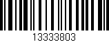 Código de barras (EAN, GTIN, SKU, ISBN): '13333803'