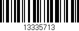 Código de barras (EAN, GTIN, SKU, ISBN): '13335713'