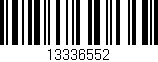 Código de barras (EAN, GTIN, SKU, ISBN): '13336552'