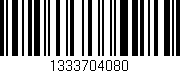 Código de barras (EAN, GTIN, SKU, ISBN): '1333704080'
