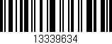 Código de barras (EAN, GTIN, SKU, ISBN): '13339634'