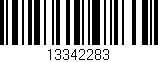 Código de barras (EAN, GTIN, SKU, ISBN): '13342283'
