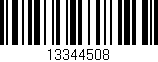 Código de barras (EAN, GTIN, SKU, ISBN): '13344508'