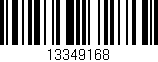 Código de barras (EAN, GTIN, SKU, ISBN): '13349168'