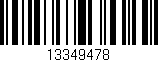 Código de barras (EAN, GTIN, SKU, ISBN): '13349478'