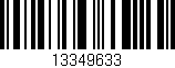 Código de barras (EAN, GTIN, SKU, ISBN): '13349633'