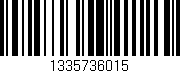 Código de barras (EAN, GTIN, SKU, ISBN): '1335736015'