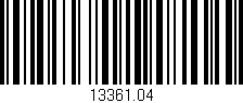 Código de barras (EAN, GTIN, SKU, ISBN): '13361.04'