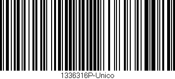 Código de barras (EAN, GTIN, SKU, ISBN): '1336316P-Unico'