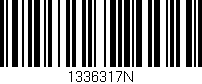 Código de barras (EAN, GTIN, SKU, ISBN): '1336317N'