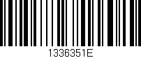 Código de barras (EAN, GTIN, SKU, ISBN): '1336351E'