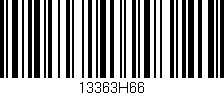 Código de barras (EAN, GTIN, SKU, ISBN): '13363H66'