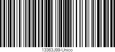 Código de barras (EAN, GTIN, SKU, ISBN): '13363J99-Unico'