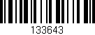 Código de barras (EAN, GTIN, SKU, ISBN): '133643'