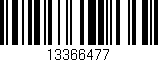 Código de barras (EAN, GTIN, SKU, ISBN): '13366477'