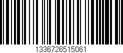 Código de barras (EAN, GTIN, SKU, ISBN): '1336726515061'