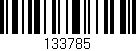 Código de barras (EAN, GTIN, SKU, ISBN): '133785'