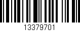 Código de barras (EAN, GTIN, SKU, ISBN): '13379701'