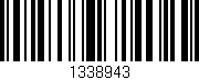 Código de barras (EAN, GTIN, SKU, ISBN): '1338943'