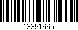Código de barras (EAN, GTIN, SKU, ISBN): '13391665'