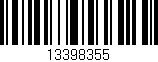 Código de barras (EAN, GTIN, SKU, ISBN): '13398355'