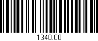 Código de barras (EAN, GTIN, SKU, ISBN): '1340.00'