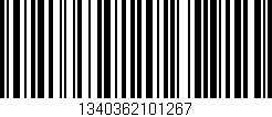 Código de barras (EAN, GTIN, SKU, ISBN): '1340362101267'