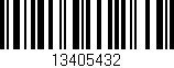 Código de barras (EAN, GTIN, SKU, ISBN): '13405432'
