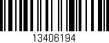Código de barras (EAN, GTIN, SKU, ISBN): '13406194'