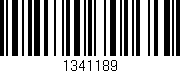 Código de barras (EAN, GTIN, SKU, ISBN): '1341189'
