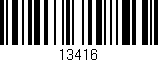 Código de barras (EAN, GTIN, SKU, ISBN): '13416'