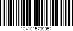 Código de barras (EAN, GTIN, SKU, ISBN): '1341815799857'
