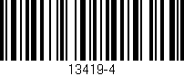 Código de barras (EAN, GTIN, SKU, ISBN): '13419-4'