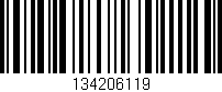 Código de barras (EAN, GTIN, SKU, ISBN): '134206119'