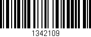Código de barras (EAN, GTIN, SKU, ISBN): '1342109'