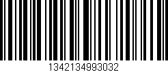 Código de barras (EAN, GTIN, SKU, ISBN): '1342134993032'