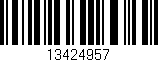 Código de barras (EAN, GTIN, SKU, ISBN): '13424957'