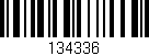 Código de barras (EAN, GTIN, SKU, ISBN): '134336'