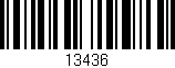 Código de barras (EAN, GTIN, SKU, ISBN): '13436'