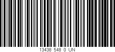 Código de barras (EAN, GTIN, SKU, ISBN): '13438_548_0_UN'